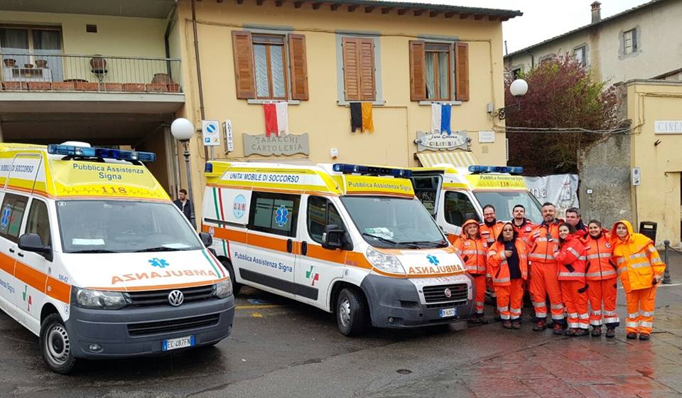 Ambulanze e Volontari